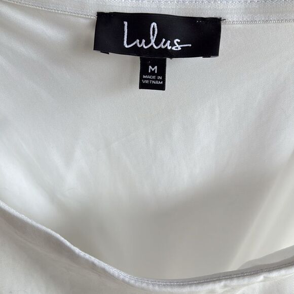 Lulus Destined for Chicness White One-Shoulder Romper Size Medium - Picture 7 of 7